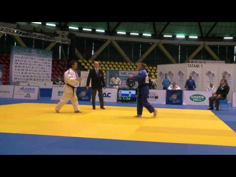 Judo Veterans EM 2012 Opole M5-66kg Sindelar(CZE) - Berthelot(FRA)