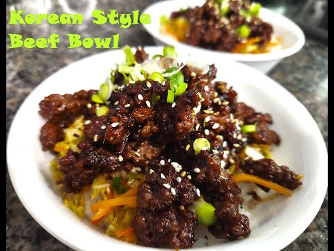 Gluten Free Dinner for 2! Korean Beef Bowl