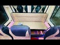 Sofa Cum Bed Concept On 16 Seater 2x1 Force Tempo Traveller Modification In Jaipur