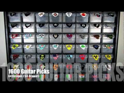 Seven Kings Guitar Pick Cabinet for Stores and Dealers
