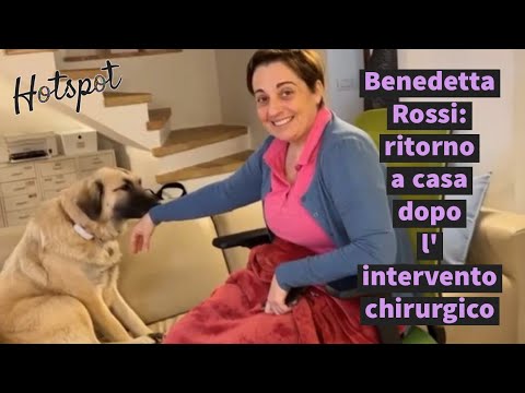 Benedetta Rossi and her return home after back surgery