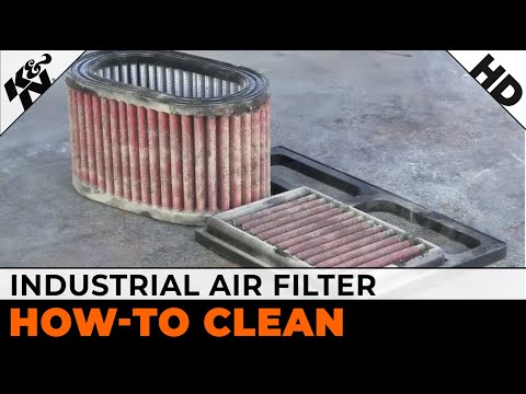 K&N Synthetic Outdoor Equipment and Industrial Air Filter Cleaning