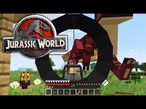 Dinosaurier JAGD in Minecraft | Jurassic World Evolution
