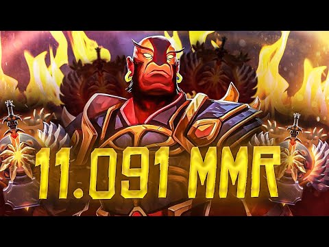 NEW WORLD RECORD !! 11.091 HIGHEST Average MMR Game in Dota 2 History