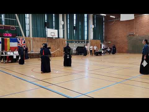 Stockholm Kendo Open 2018, 1-2 dan class, Kayhan - Nelson Cartagena 2