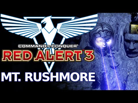 Red Alert 3 - Allies Mission 6 Mt Rushmore - Hard Difficulty - EASY METHOD!