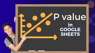 How to calculate P-value in GOOGLE SHEETS | 2 minute easy tutorial