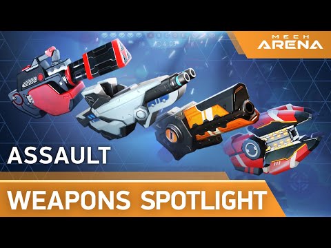 Mech Arena | Weapon Spotlight | Assault Weapons | Autocannon, Pulse and Plasma Cannon, Carabine