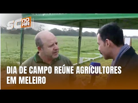 Agricultores participam do Dia de Campo em Meleiro para conhecer técnicas de manejo