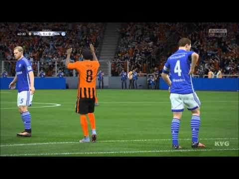 FIFA 16 - UEFA Europa League - FC Shakhtar Donetsk vs FC Schalke 04 Gameplay (XboxONE HD)