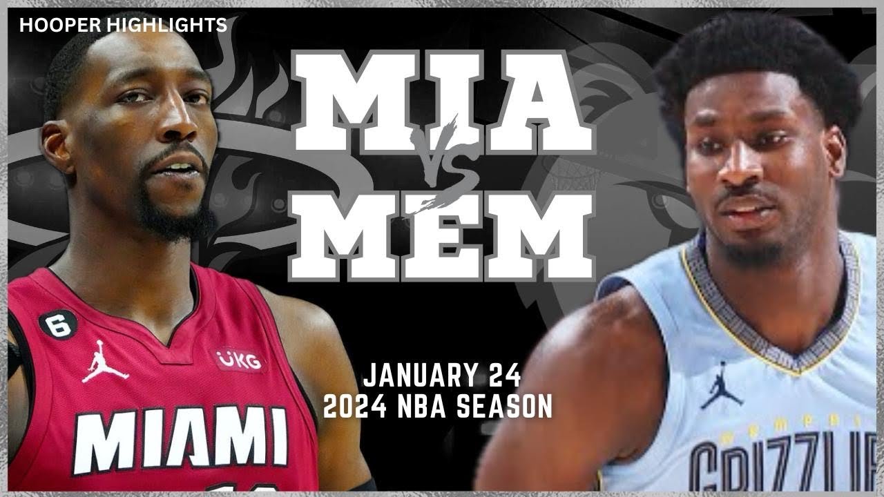 25.01.2024 | Miami Heat 96-105 Memphis Grizzlies