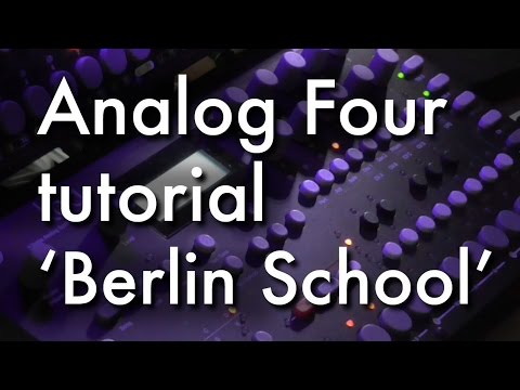 Elektron Analog 4 tutorial 4 - how to do Berlin School sounds