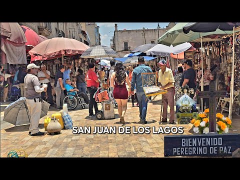 IN SAN JUAN DE LOS LAGOS MAGIC TOWN 2025 4K🇲🇽🕍💒🔔🍫🍬🌯