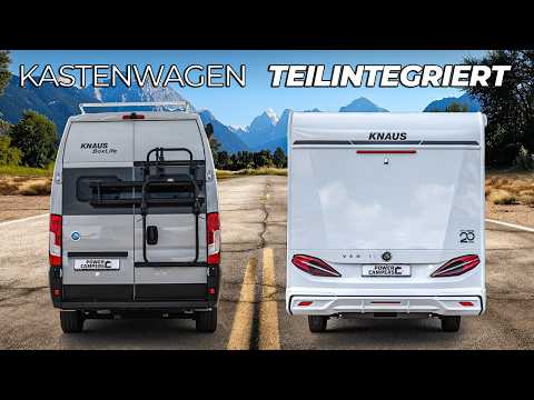 Kastenwagen gegen Wohnmobil - Die wichtigsten Unterschiede!