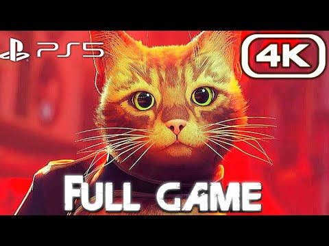 STRAY PS5 Gameplay Walkthrough FULL GAME (4K 60FPS) No Commentary