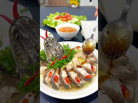 Cách hấp cá lóc ngon đẹp mắt