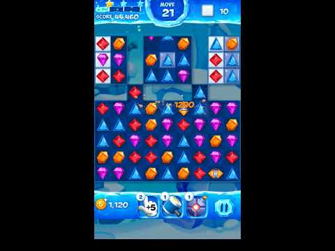 Jewel Pop Mania:Match 3 Puzzle Level 56 ( Jewel Ice Episode ) - Walkthrough ( No Booster )