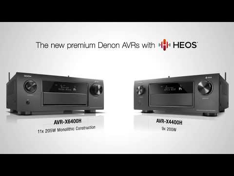 AVR-X6400H and AVR-X4400H | Premium AV Surround Receivers with HEOS built-in