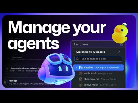 The latest in managing and auditing GitHub Copilot agents