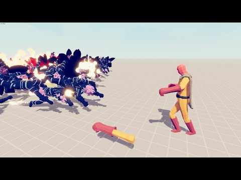100x BOROS vs NEW ONE PUNCH MAN TABS Totally Accurate Battle Simulator