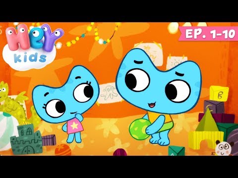 Desene animate educative cu pisici - Kit si Keit  | Ep. 1-10 | HeyKids