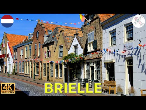 BRIELLE │NETHERLANDS.  Walking around the fortified town of Brielle, in South Holland. All in 4K.