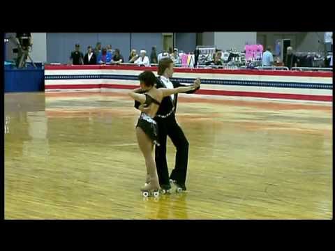 2015 US Roller Nationals - WC Team Dance Compulsory - Anthony Deluca & Jessica Gaudy 2