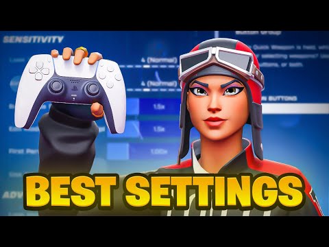*NEW* Best Controller Settings + Sensitivity For Fortnite Chapter 7! (PS4/PS5/XBOX/PC)