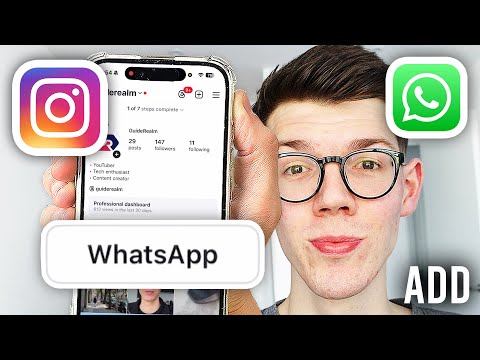 How To Add WhatsApp Button On Instagram - Full Guide