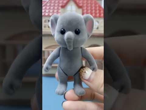 There are drums in the heart,the stage is everywhere. Sylvanian family Simulation Animal  Miniature