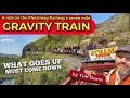 gravity train ride on the ffestiniog railway what goes up must come down