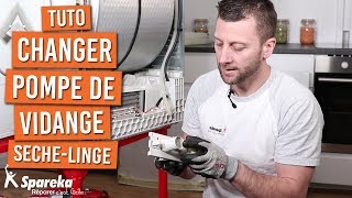Comment changer la pompe de vidange d\'un sèche linge