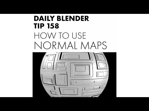 Daily Blender Tip 158 - How to use normal maps
