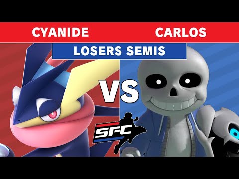 Smash Fight Club 210 - LSG | Cyanide (Greninja) Vs. Carlos (Mii Gunner) Losers Semis - Ultimate
