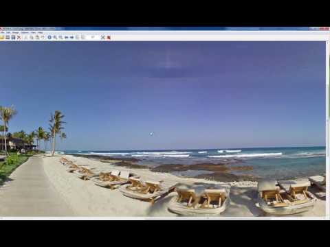 Convert Google Street View to a 360 HDRI for 3D.