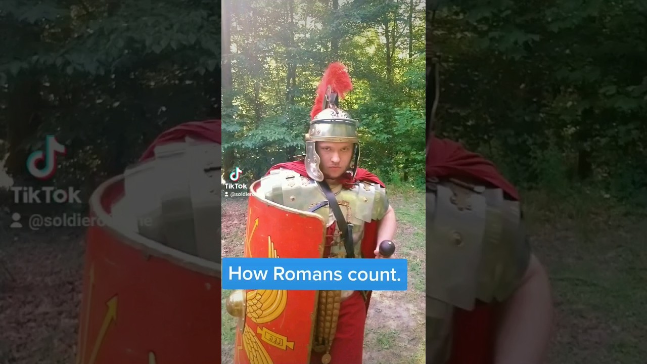 How Romans count. (Joke) #romanemperor #history #romanempire #rome #romannumerals #comedy