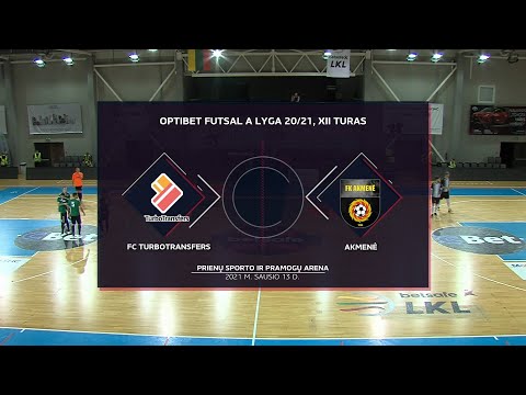 Optibet Futsal A Lyga | FC Turbotransfers - Akmenė | Rungtynių Santrauka |
