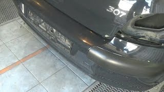 Как снять задний бампер. Peugeot 307.