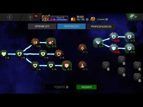 Mastery Setup #defense #offense for AW&AQ MCOC
