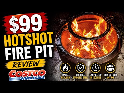 $99 HotShot Fire Pit Review / Costco