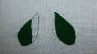 Kashmiri Leaf Stitch || Satin Leaf Stitch || Leaf Fill stitch || Vorat Selai || Kashmiri Vorat Selai
