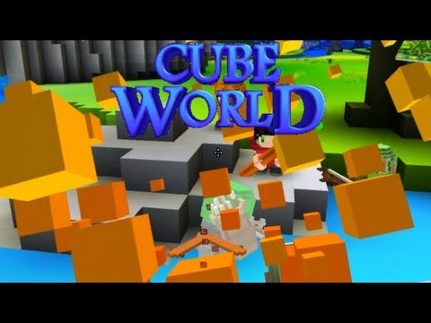 Cube World character creation and gameplay
