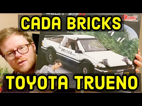 CaDA Bricks Toyota Trueno AE86 Review AND Comparing CaDA to LEGO