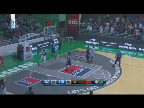Ali mezher pass to Majok.    Sagesse vs Louaize