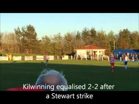 Largs News ... Highlights Kilwinning Rangers v Largs Thistle