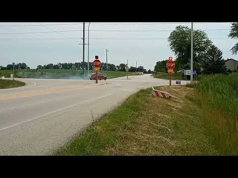 1962 VW Beetle burnout