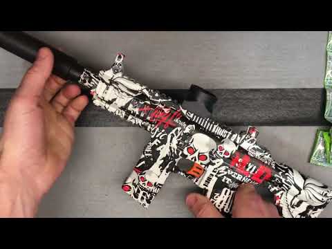 Showcase & Setup - SHELL THROW Mini M416 Electric Gel Ball Blaster - CONTEST LINK IN DESC!!