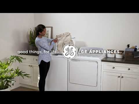 GE Appliances Top Load Washer with a Sanitize with Oxi Cycle