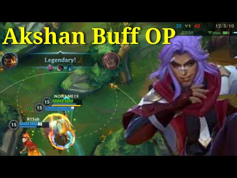 Akshan Buff Is OP To Mid Lane ! Tier S Patch 4.0A Gameplay Akshan - League of Legends: Wild Rift