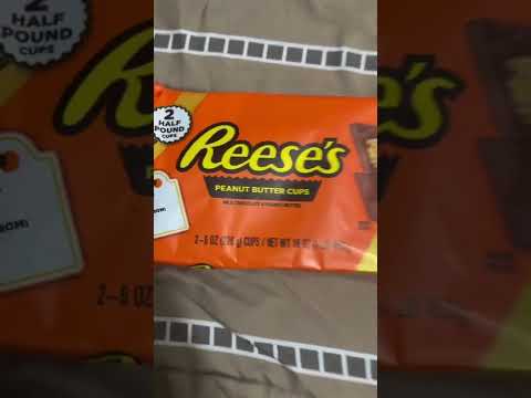 Biggest Reese’s cups I’ve seen! #shorts #reeses #chocolate #snacks